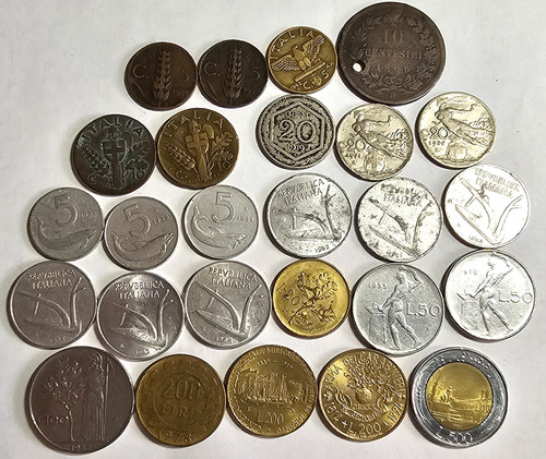 Lotto monete italia 1866 1994 - monete,