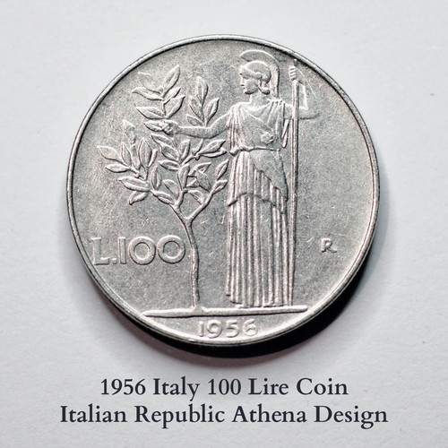 Moneta 100 lire italia 1956 - lire,