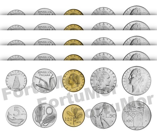 Italia set monete - italia,, 5