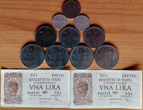 Lire 1958 altre - lire,