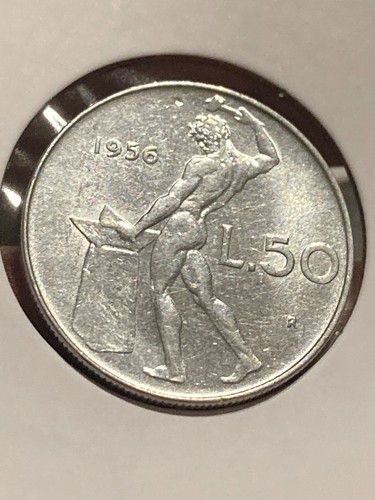 1956 italia lire cinquanta - italia,