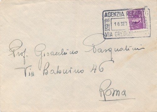 Storia postale 1956 recapito - storia,