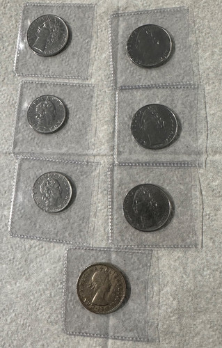 Lotto monete italiane lire - lotto,