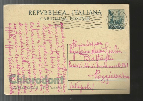 Italia rep 20 lire - italia, c.p.