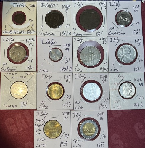1861 1993 italia 1 - -, centesimo